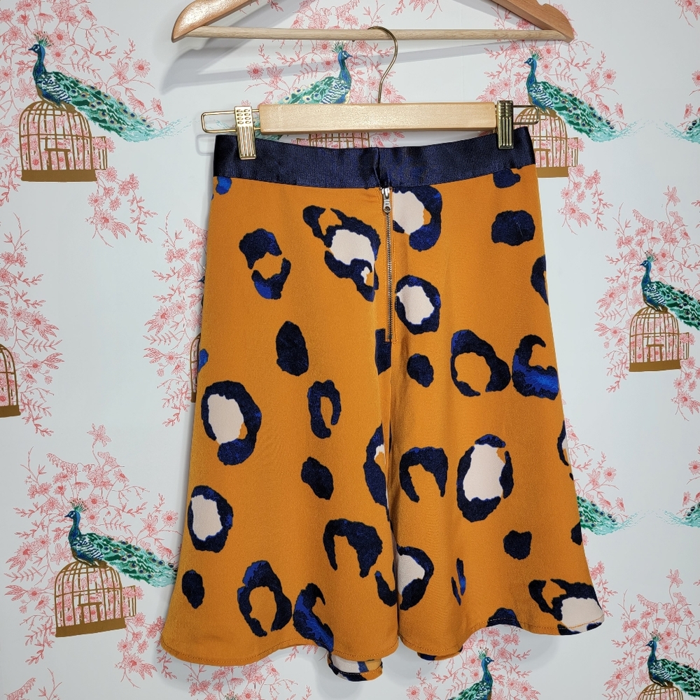 3.1 Phillip Lin Leopard Print Circle Flowy Cute Mini Skirt - Picture 3 of 11